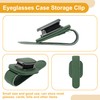 X AUTOHAUX Car Sunglasses Clip Universal Sun Visor Sunglasses Holder