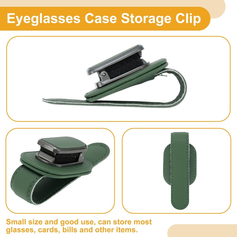 X AUTOHAUX Car Sunglasses Clip Universal Sun Visor Sunglasses Holder