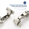 Ravinte 2 Pair 4 Pack Face Frame Kitchen Cabinet Hinges,