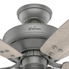 Hunter Fan 52 inch Casual Matte Silver Indoor Ceiling Fan