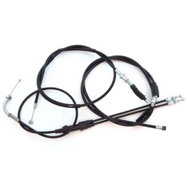 Short Control Cable Set - Compatible with Honda CB350 CB350K CL350K Twins Throttle clutch brake