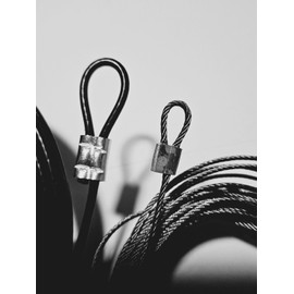 Black 12 ft foot Skeleton Upgraded Part U  Tether Cable Guy Wire Home Depot