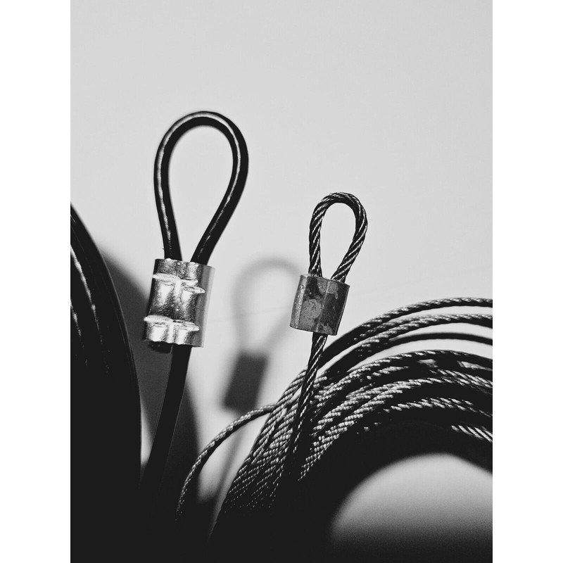 Black 12 ft foot Skeleton Upgraded Part U Tether Cable