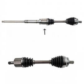TRQ Front CV Axle Shaft Assembly Set Compatible with 2001-2002 Volvo V70 2003-2007 XC70