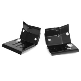KUAFU Cab Floor Pan Support Mounts Compatible with 1980-1998 Ford F100 F150 F250 F350 Super Duty Pickup Bronco Heavy Dury Steel 2PCS