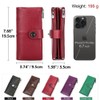 Contacts Airtag Wallet Leather Turnlock Clutch Purse Womens Zipper Phone