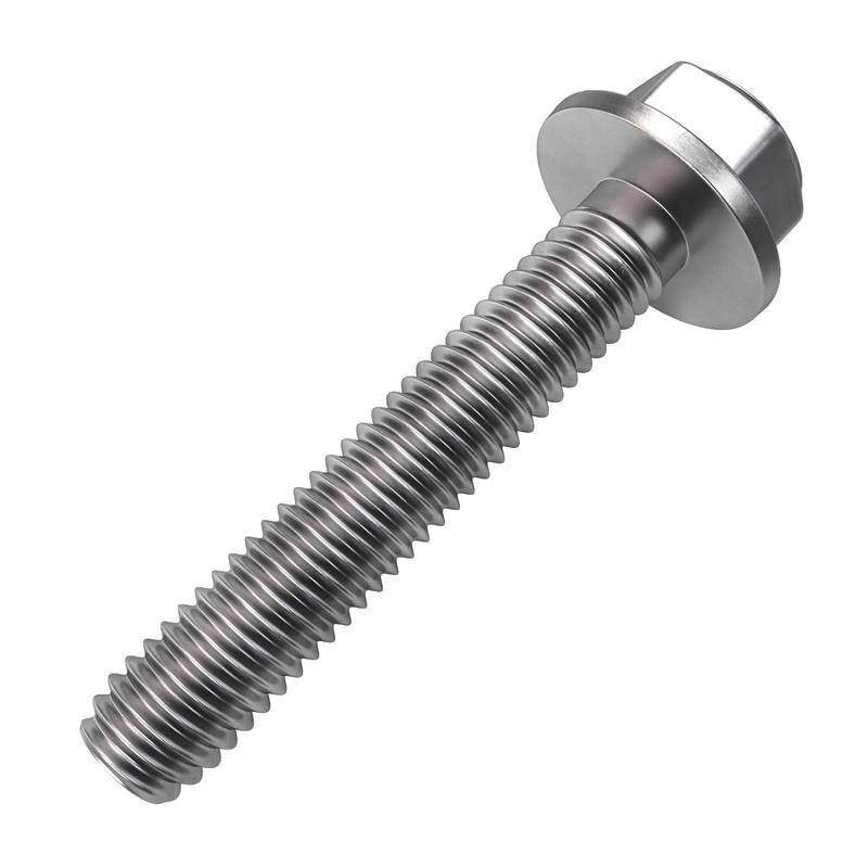 M5 (5mm x 20mm) Flanged Hex Bolt (Fully Threaded Setscrew)