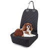 Asiento Perro, Cubre Asiento Funda Individual para Perro (Negro)