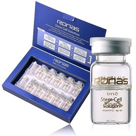 Ronas Solución de células madre 5 ml 10vial. Fórmula antienvejecimiento avanzada. La mejor solución antienvejecimiento. Las células madre vegetales re