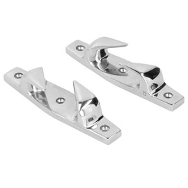 2pcs 6in Anchoring Mooring Cleats Left and Right Hollow Fairlead Stainless Steel Marine Boat Accessories