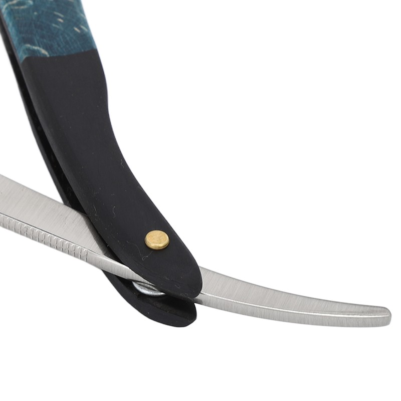 Straight Edge Razor Men Zinc Alloy Portable Barber Folding Manual
