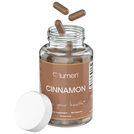 Lumen Naturals Cinnamon for Women – Ceylon Cinnamon – 1800mg Per Serving – 180 Veggie Capsules – 60 Servings – Non-GMO, Gluten-Free, Vegan Formula