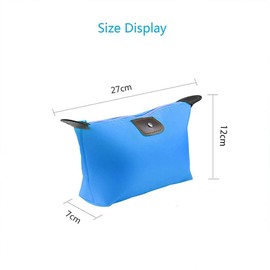 3Pcs Travel Comestic Bag, Dumpling Shape Make Up Organiser, Portable Waterproof Wash Bags, Small Cosmetic Clutch Pouch for Girls Women - Pink