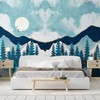 SIGNFORD Wall Mural, Nordic Style Nature Landscape Removable Wallpaper Wall