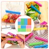 JiuXinYuKeJi 48 Pcs Food Clips,Bag Sealing Clips,Multi Colors