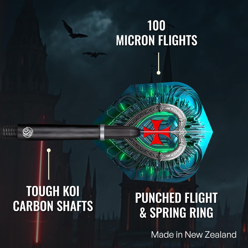 Shot! Future Knights Dreadheart 90% Steel Darts 25 g