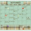 Magnetic Calendar Command Center Planner Chocomint Design by busybeetime with