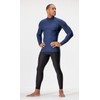 DEVOPS 3 Pack Men's Athletic Turtle Neck Long Sleeve Compression