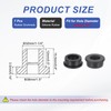PATIKIL Silicone Rubber Grommet, 7 Pcs 1-1/4"(32mm) Drill Hole, 7/8"(22mm)