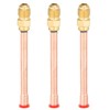 PATIKIL 1/4" SAE 45 Degree Brass Pipe Fitting, 3 Pcs