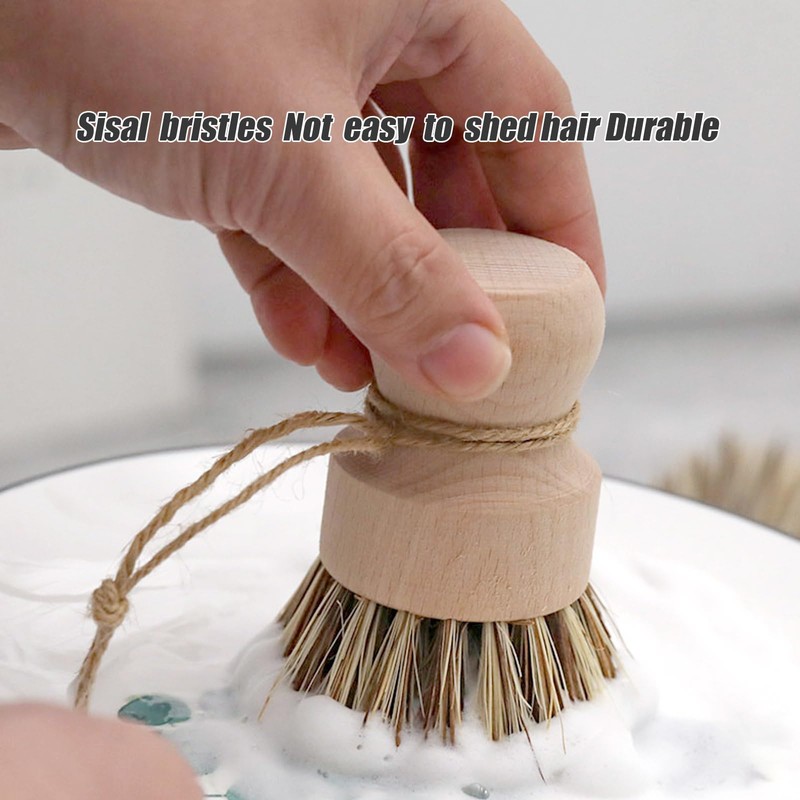 Pot Sink Washing Brush Cup Brush Scrubber Cleaning Brush for