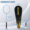 Senston N80 Badminton Racket Carbon-Fiber Badminton Racquet, Single Professional Badminton