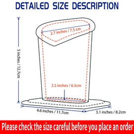 Aatacas Plush Lined Eyeglasses Holder, PU Leather Glasses Stand Case