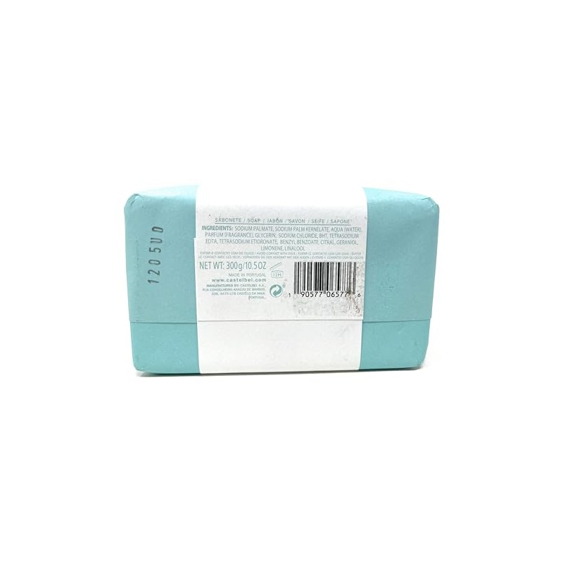 Castelbel Rosemary Verbena Luxury Fragranced Soap, 10.5 Ounces