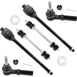 Unbranded Front Inner Outer Tierod Sway Bar Link for Chevy Silverado 2500 HD 3500 ES3609