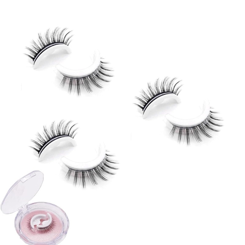  3 Pairs Eternal Joy Eyelashes,Eternal Joy Mart Eyelashes,Reusable Self