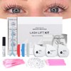 LASHVIEW Lash Lift Kit,Lash Lift,Professional Eyelash Perm Kit,Liquid Set,Semi-Permanent,Curling Perming,Wave