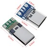 ANMBEST 10PCS USB 3.1 Type C Connector 24 Pins Male