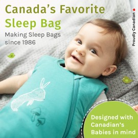 Perlimpinpin All-Season Sleep Sack - Canada’s Favorite - 1 TOG (18-36 Months)