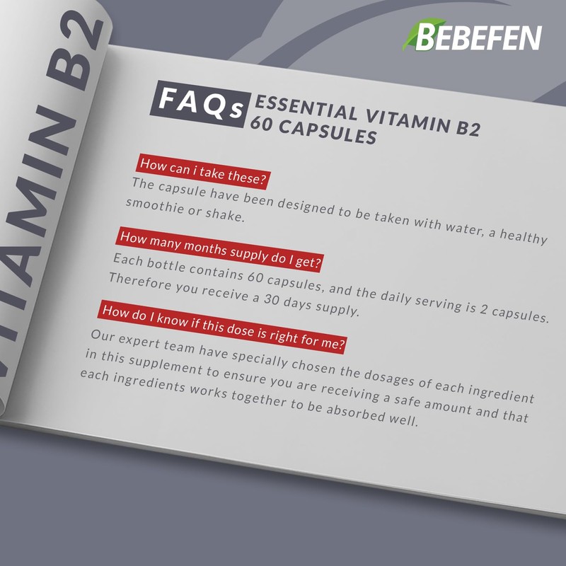 1000mg Pure Naturals Vitamin B2 (Riboflavin) Supplement with Magnesium Glycinate