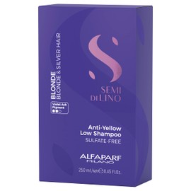 Alfaparf Milano Semi di Lino Blonde Anti Yellow Low Shampoo 250 ml - Mild Anti-Yellow Shampoo