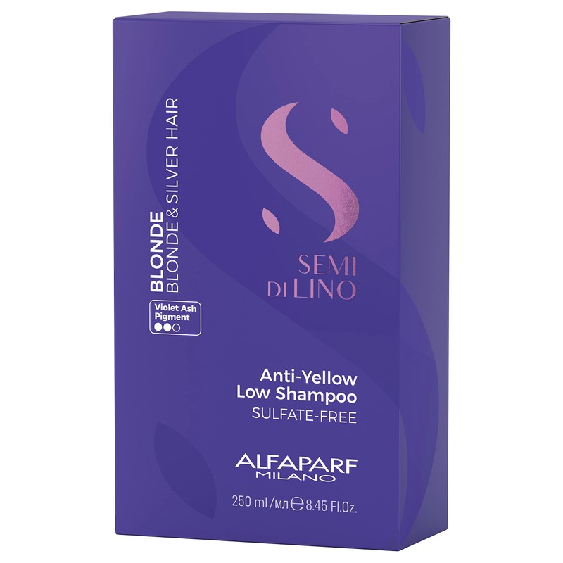 Alfaparf Milano Semi di Lino Blonde Anti Yellow Low Shampoo