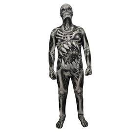 Morphsuits Kids Skull & Bones Monster Costume - Large 4'-4'6 / 10-12 Years