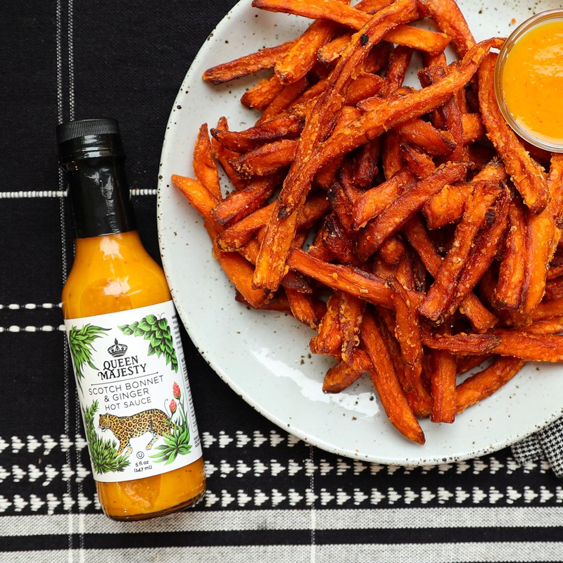 Queen Majesty Scotch Bonnet & Ginger Hot Sauce, 5 oz