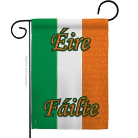 Breeze Decor G158072 Ireland Flags of The World Nationality Impressions Decorative Vertical Garden Flag 13" x 18.5" Printed in USA Multi-Color