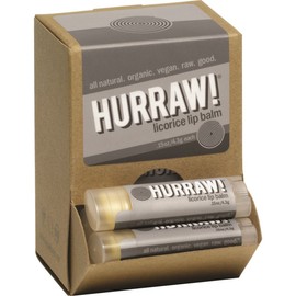 Hurraw! Licorice Lip Balm 4.8g x 24 Display