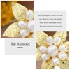 YBSHIN Bride Wedding Hair Pins Flower Hair Pieces Pearl Hair