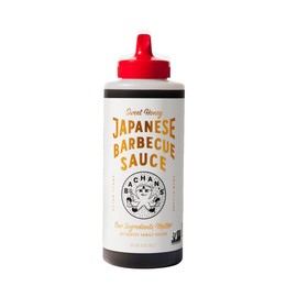 Bachan's - Sweet Honey Japanese Barbecue Sauce, 17 Oz, Small Batch, Non GMO, No Preservatives, BPA free. Condiment for Wings, Chicken, Beef, Pork, Seafood, Noodle Recipes, and More