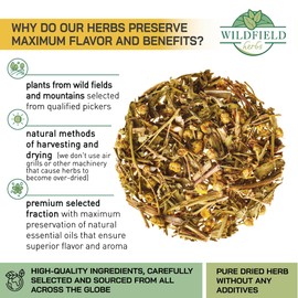 1.8 oz. Pishma Tea Tansy Flowers Herbal Tea (Tanacetum Vulgare L.) - 50g Dried Cut Tansy Flowers Herb