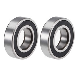 TA-VIGOR 2Pcs 60/22-2RS Deep Groove Ball Bearings, Z2 22mm x 44mm x 12mm Double Sealed Industrial Bearings, Chrome Steel Skateboard Bearings for Motor Electrical Instrument Equipment