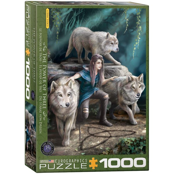 EuroGraphics The Power of Three by Anne Stokes 1000-Piece Puzzle