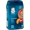 Gerber Probiotic Oatmeal and Peach Apple cereal helps expose babies