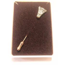 BEAUTIFUL GOLDEN USMA CLASS OF 90 REPLICA CLASS RING LAPEL PIN - WEST POINT ARMY