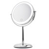 LED Lighted Makeup Mirror, Double-Sided Vanity Mirror with USB Rechargeable