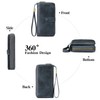 GAEKEAO Leather Credit Card Holder Wallet for Women RFID Blocking