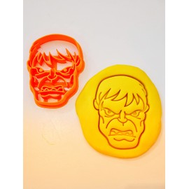 T3D Cookie Cutters Hulk Cookie Cutter, Suitable for Cakes Biscuit and Fondant Cookie Mold for Homemade Treats, 2.73 inches x 3.54 inches x 0.55 inches